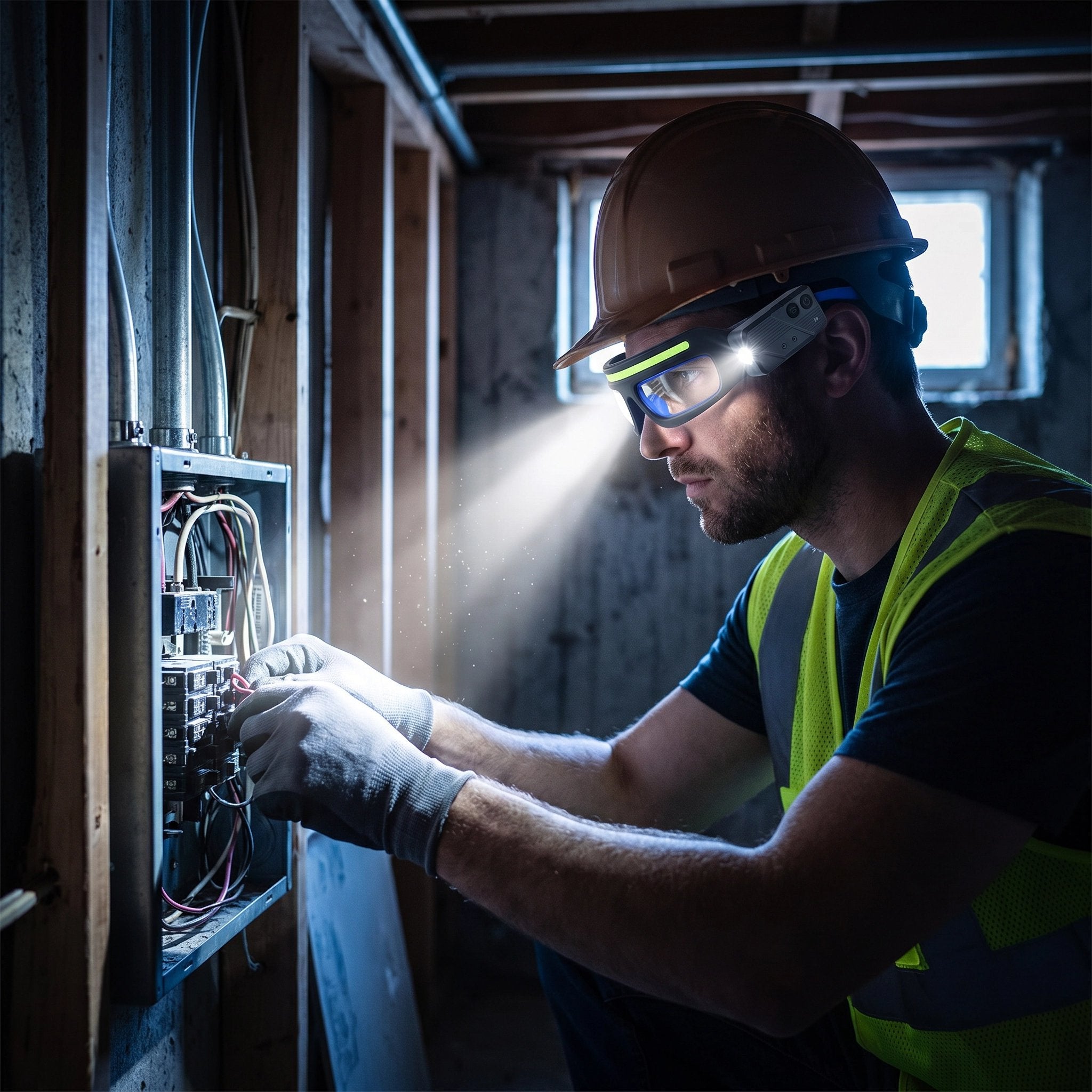 LED Glasses — Electrician use